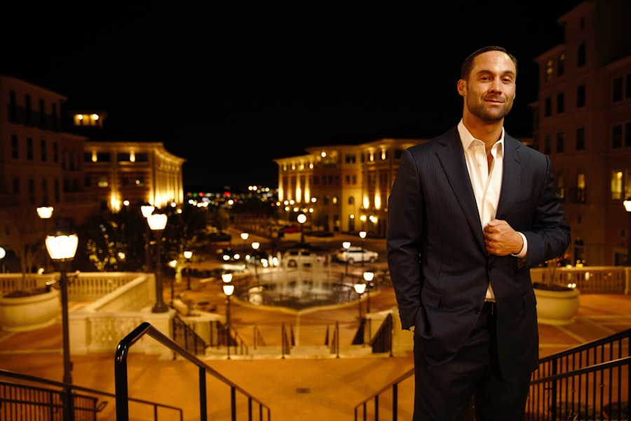 Wieczór na schodach